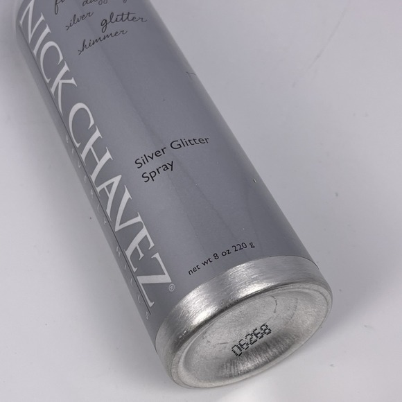 Nick Chavez Silver Glitter Spray 8 oz Discontinued - Picture 2 of 3